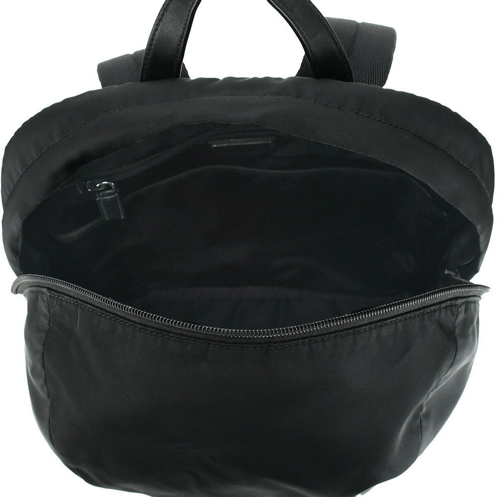 Prada Testuto Nylon Backpack S Black Leather - image 7
